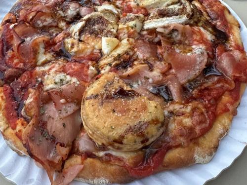 Pizza queso de cabra